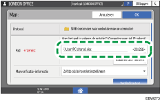 Afbeelding van bedieningspaneel