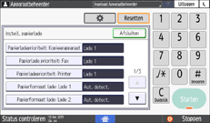 Afbeelding van bedieningspaneel