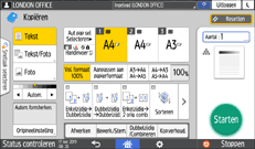Afbeelding van bedieningspaneel