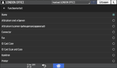 Afbeelding van bedieningspaneel