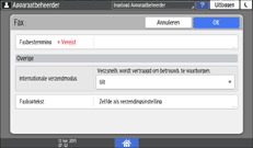 Afbeelding van bedieningspaneel