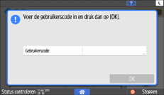 Afbeelding van bedieningspaneel
