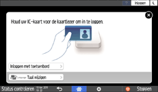 Afbeelding van bedieningspaneel