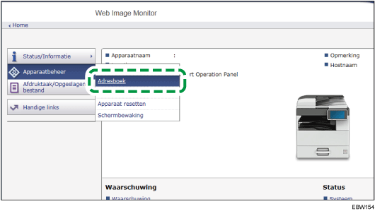 Afbeelding internetbrowserscherm
