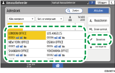 Afbeelding van bedieningspaneel