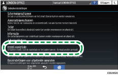 Afbeelding van bedieningspaneel