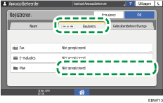 Afbeelding van bedieningspaneel