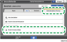 Afbeelding van bedieningspaneel