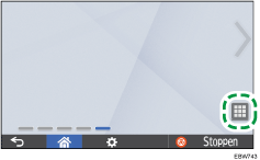 Afbeelding van bedieningspaneel