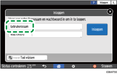 Afbeelding van bedieningspaneel