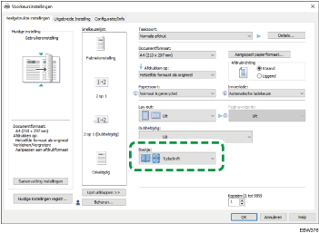 Illustratie stuurprogrammascherm