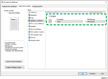 Illustratie stuurprogrammascherm