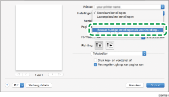 Illustratie stuurprogrammascherm