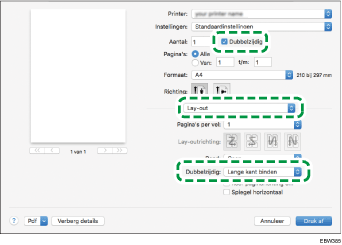 Illustratie stuurprogrammascherm