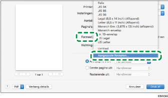 Afbeelding van bedieningspaneel