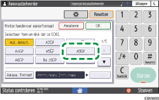 Afbeelding van bedieningspaneel