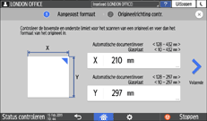 Afbeelding van bedieningspaneel