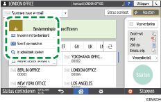 Afbeelding van bedieningspaneel