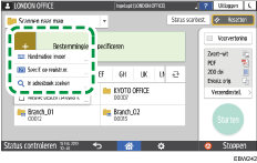 Afbeelding van bedieningspaneel