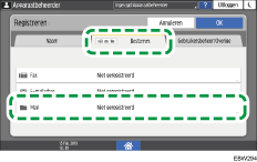 Afbeelding van bedieningspaneel