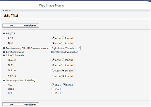 Afbeelding internetbrowserscherm