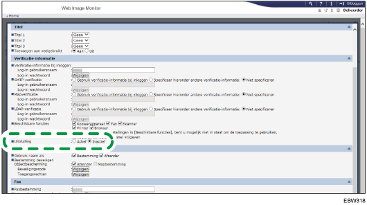 Afbeelding internetbrowserscherm