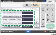 Afbeelding van bedieningspaneel