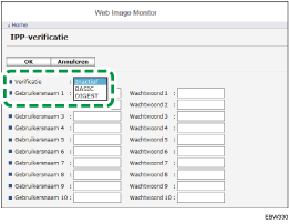 Afbeelding internetbrowserscherm