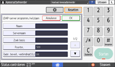 Afbeelding van bedieningspaneel