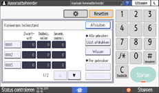 Afbeelding van bedieningspaneel