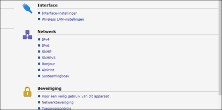 Afbeelding internetbrowserscherm