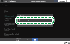 Afbeelding van bedieningspaneel