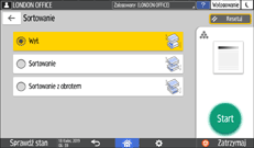 Ilustracja ekranu panela operacyjnego