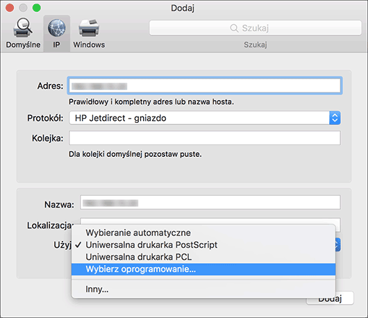 Ilustracja ekranu sterownika