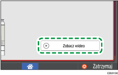 Ilustracja ekranu panela operacyjnego