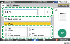 Ilustracja ekranu panela operacyjnego