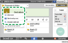 Ilustracja ekranu panela operacyjnego