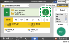 Ilustracja ekranu panela operacyjnego