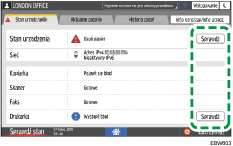 Ilustracja ekranu panela operacyjnego