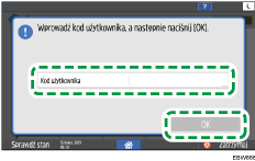 Ilustracja ekranu panela operacyjnego