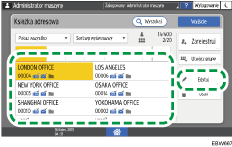 Ilustracja ekranu panela operacyjnego