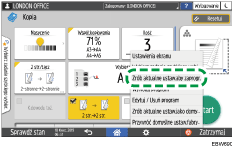 Ilustracja ekranu panela operacyjnego