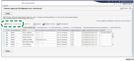 Иллюстрация экрана панели управления