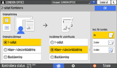 Bild på användarpanelens skärm