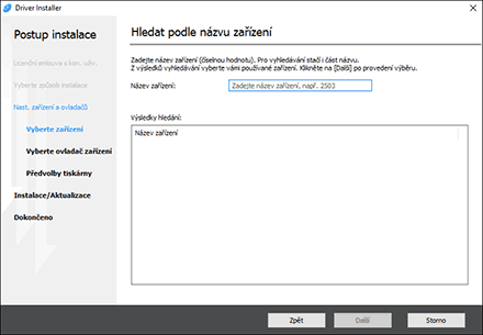 Bild på installation av drivrutin
