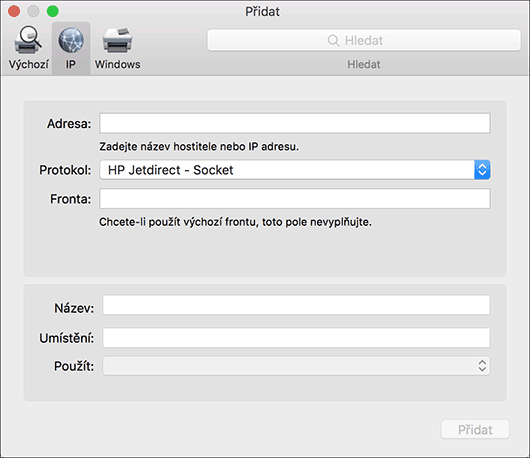 Bild på drivrutinens skärmbild