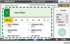 Bild på användarpanelens skärm