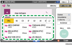 Bild på användarpanelens skärm