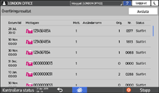 Bild på användarpanelens skärm