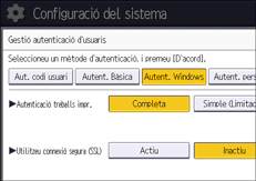 Il·lustració de pantalla del tauler d'operacions